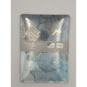 Blue Marble MacBook Hard Shell Case Set Black Sleeve Air 13.3" A1932